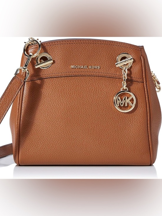 Michael Kors Handbags - Michael Kors Jet Set Chain Legacy Shoulder Bag Chestnut Brown Pebbled Leather
